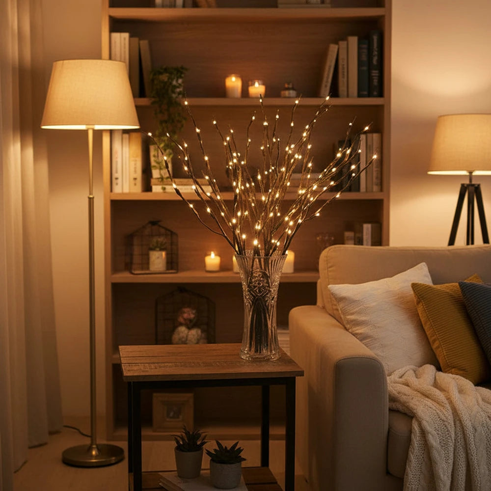 Simulated LED Branch Decorative Light String