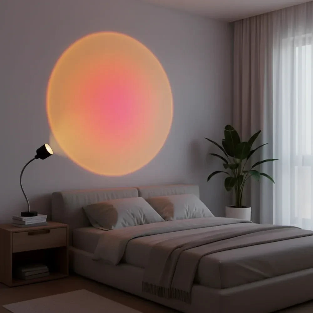 USB Sunset Light LED Rainbow Night Lamp | Photography Wall Atmosphere Decor