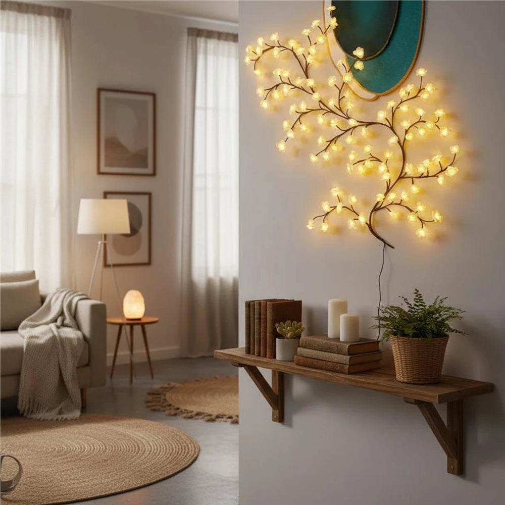 LED Cherry Blossom Branch Lights with Remote Control
