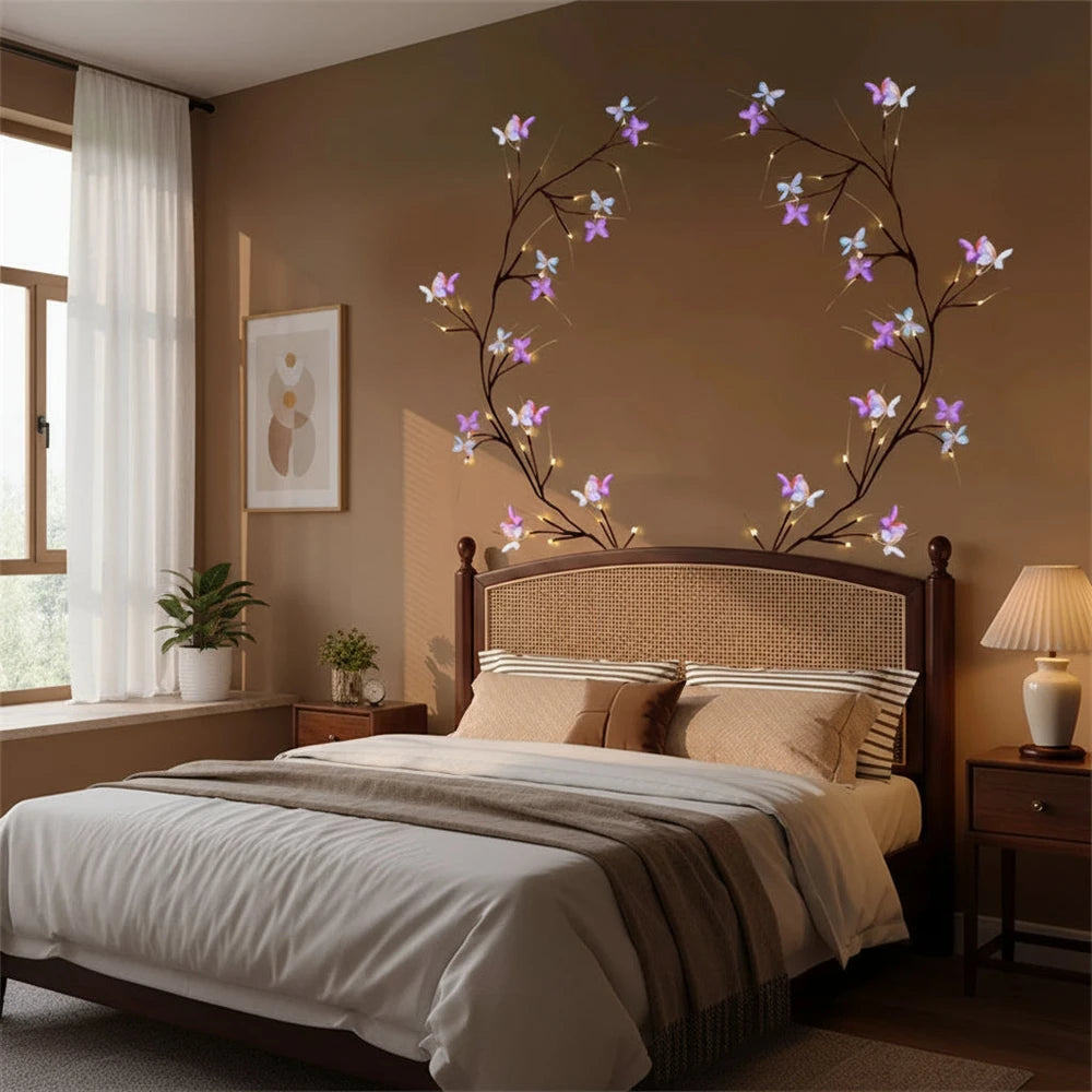 LED Cherry Blossom Branch Lights with Remote Control