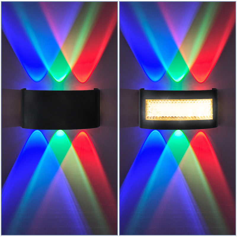 Modern Waterproof RGB Wall Lamp for Indoor Outdoor Use