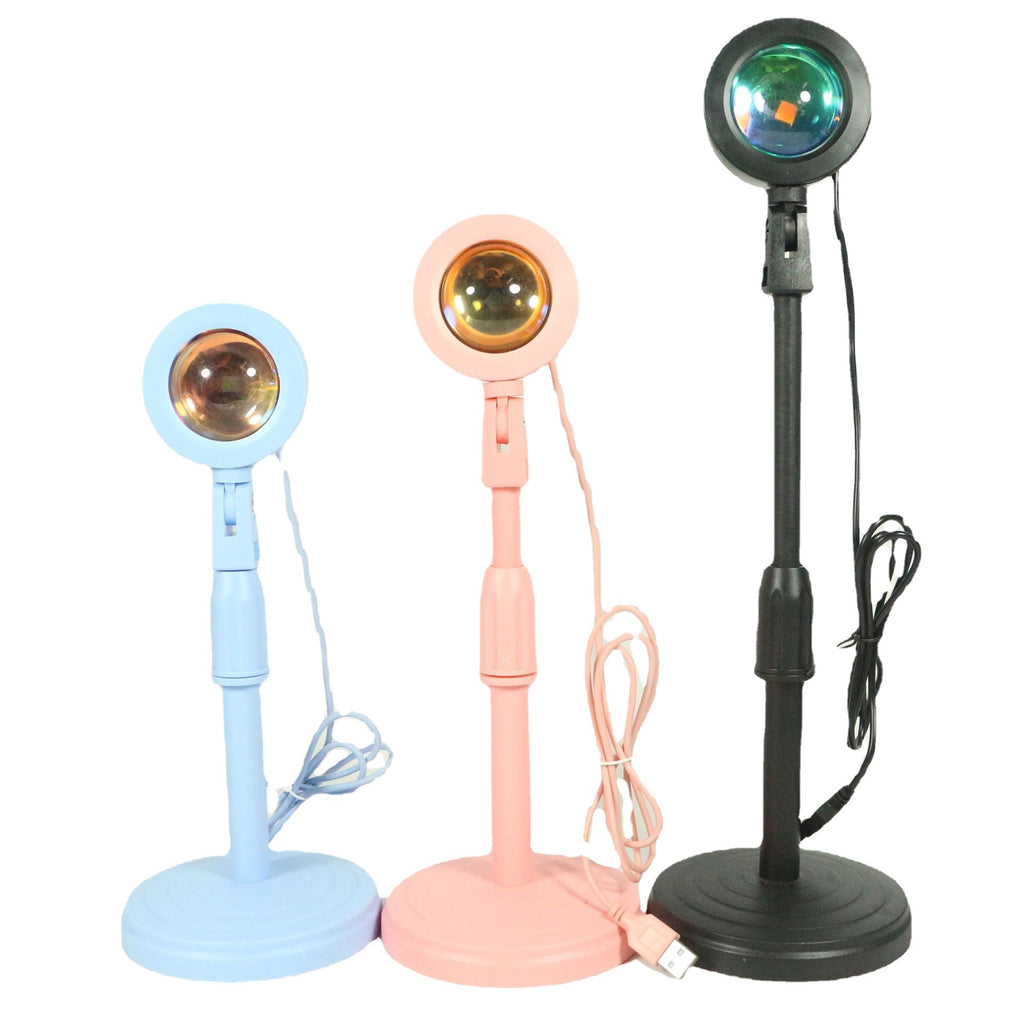RGB Sunset Table Lamp with USB Power